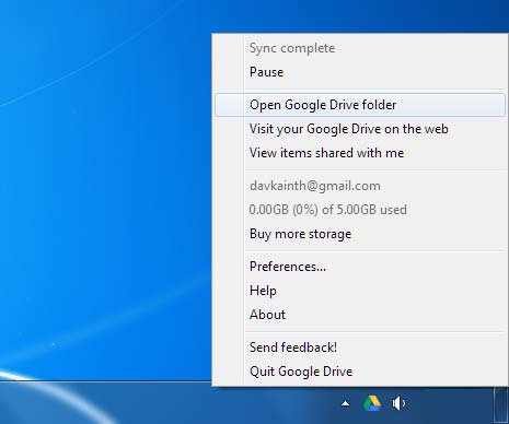 Cara membuka folder di google drive