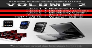 Djarum Black Blog Competition Volume 2