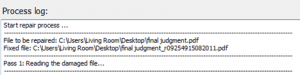 log file repair