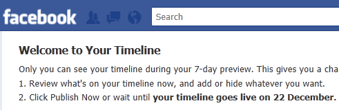  Cara Mengaktifkan Facebook Timeline
