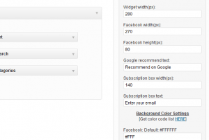 konfigurasi plugin easy mashable social bar
