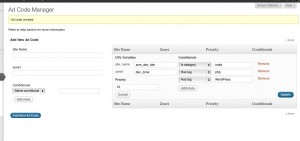 Ad Code Manager Ad Code Manager