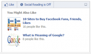 facebook recommendation bar facebook recommendation bar