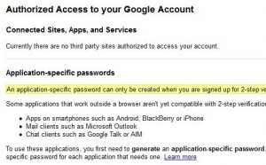 App-specific-passwords App specific passwords