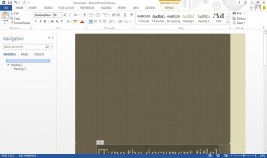 MS-Word-2013 MS Word 2013
