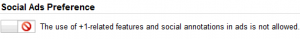 social ads preference