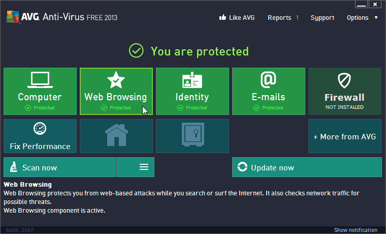  Download AVG Free Antivirus 2013