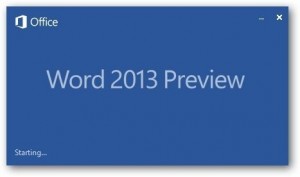 layar startup office 2013