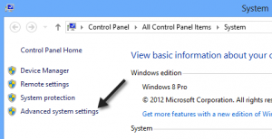 advanced system settings advanced system settings