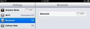 bluetooth ipad