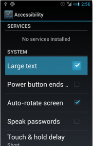 centang pada large text centang pada large text