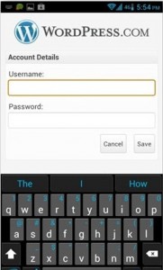 login aplikasi wordpress android wordpresscom