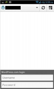 login stats wordpress android