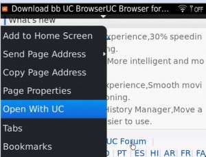 uc browser associated program