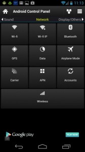 android control panel