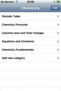 aplikasi ios Chemistry Formulas aplikasi ios Chemistry Formulas