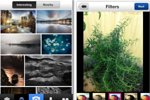 aplikasi iOS Yahoo Flickr