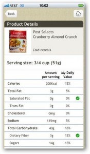 aplikasi iphone Fooducate