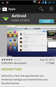 instal airdroid