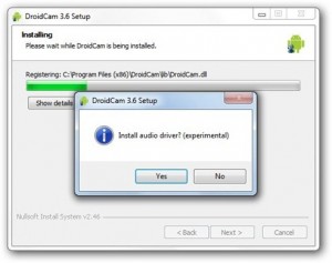 instal audio driver droidcam