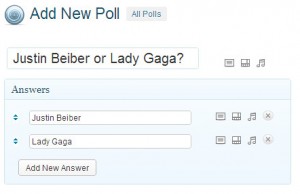 menambahkan polling baru