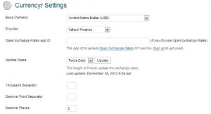 setting plugin currencyr
