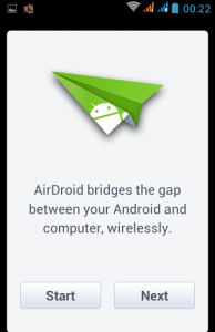 start airdroid