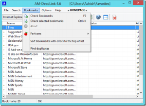 cek bookmark am dead link