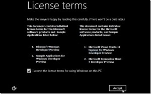license terms windows 8