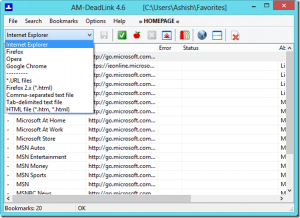 pilih browser am dead link
