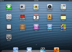tampilan ipad yang masih fresh