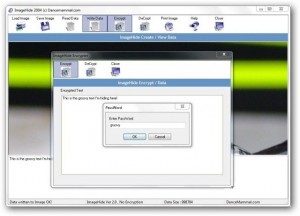 ImageHide encrypt