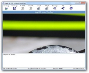 ImageHide membaca data