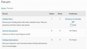 halaman utama forum bbpress