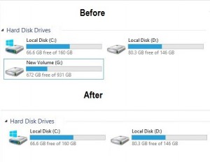 menyembunyikan harddisk windows