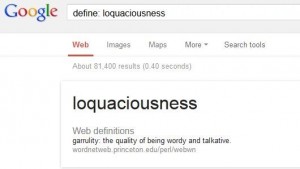 mencari definisi di google