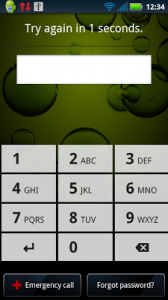 salam memasukkan pola password android