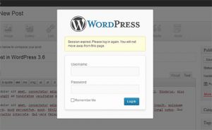 notifikasi login wordpress