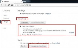 reset homepage chrome