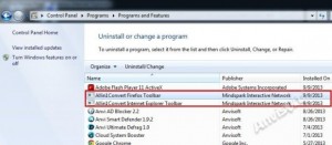 uninstall toolbar Allin1Convert