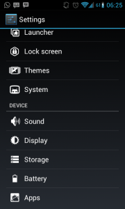 menu storage android ics