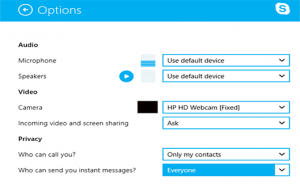 pilihan skype windows 8