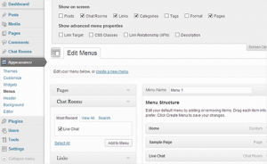 tambah menu item chatroom