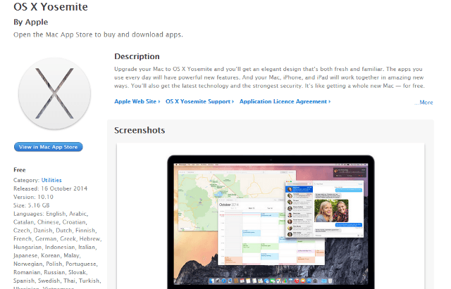 download mac os yosemite