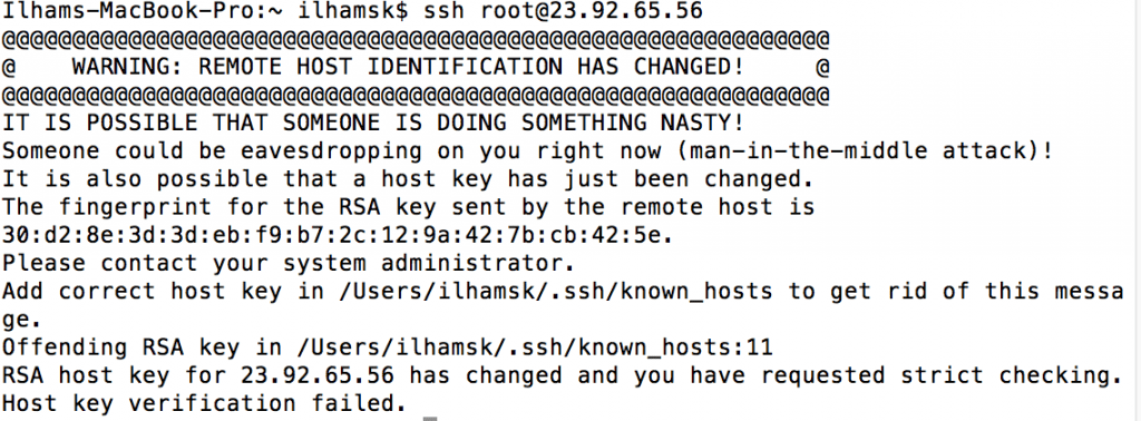 key vps yang berubah